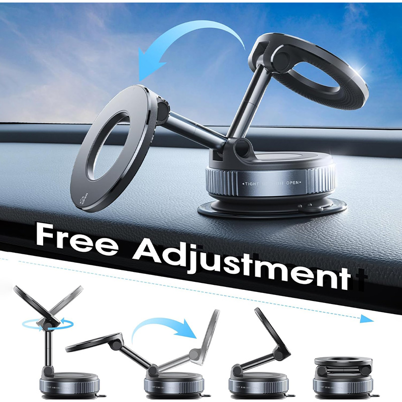 Foldable Magnetic Phone Holder - Car Vacuum review and price