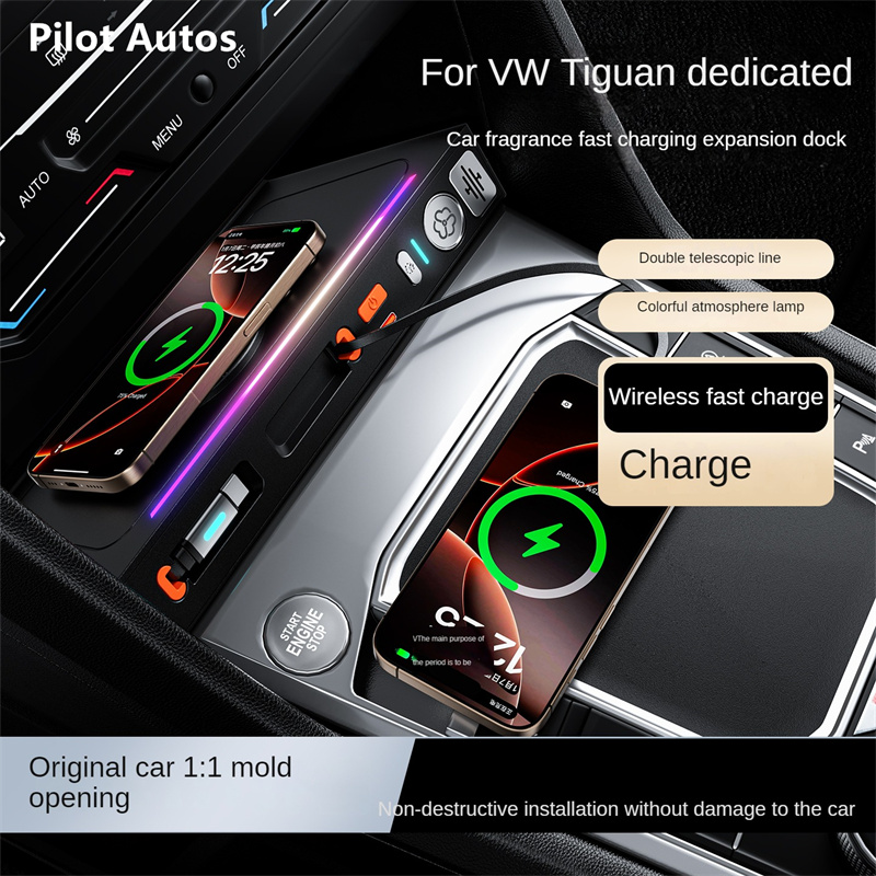 Car Fast Charger 130W Docking  - Car Air Freshener review and price