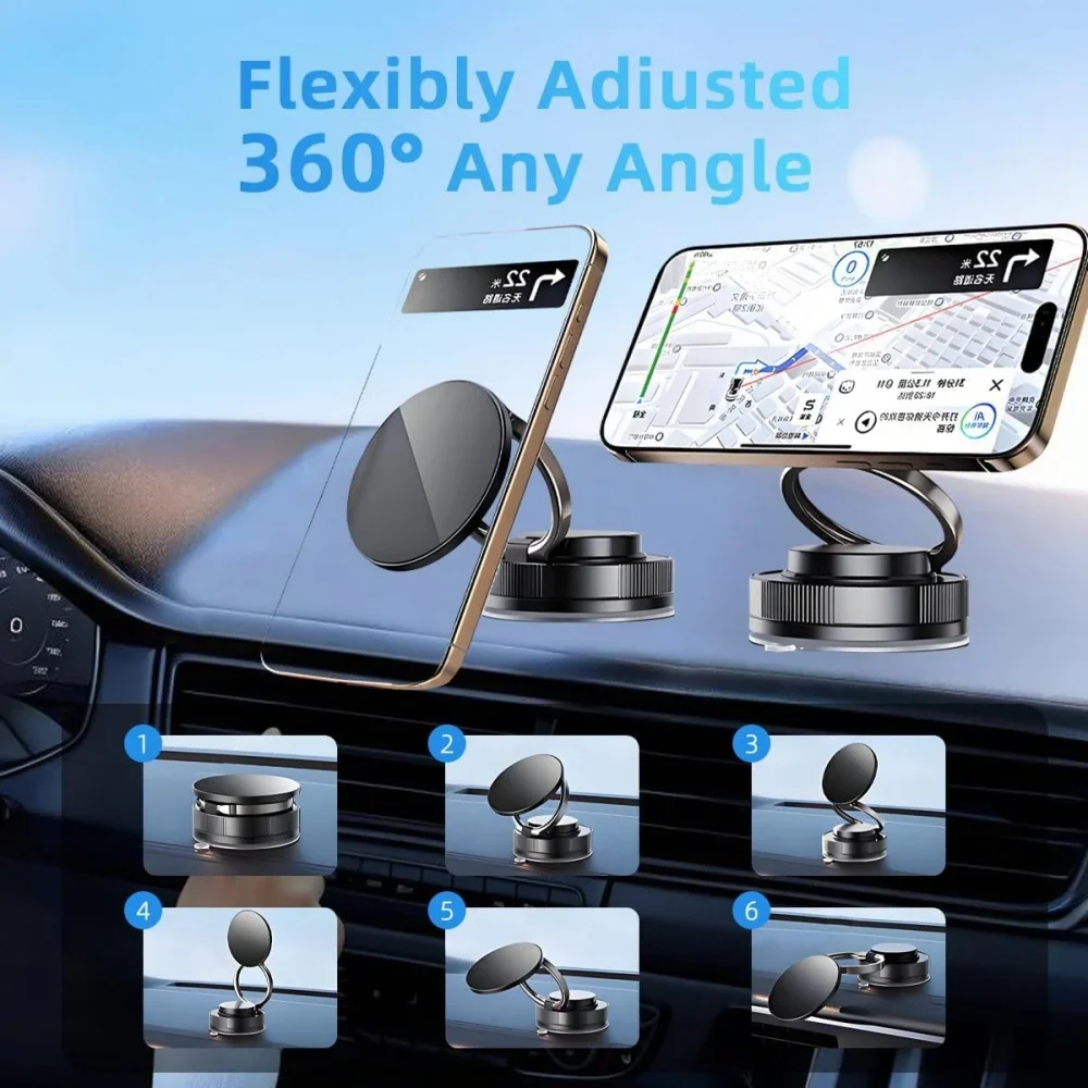 Upgraded 360°Vacuum Magnetic P - Car Phone Holder review and price