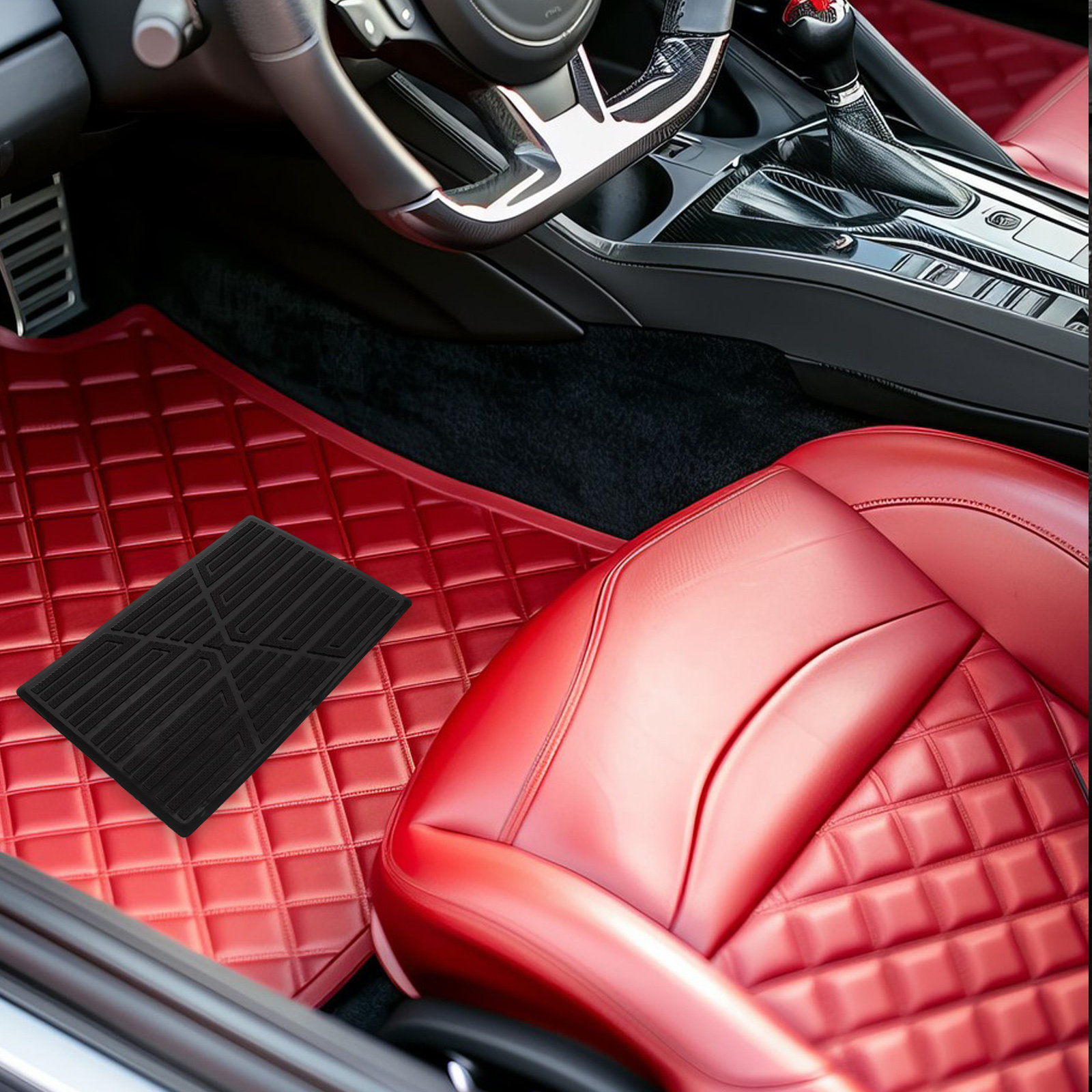 Heavy-Duty Rubber Car Floor Ca - Car Floor Mat review and price