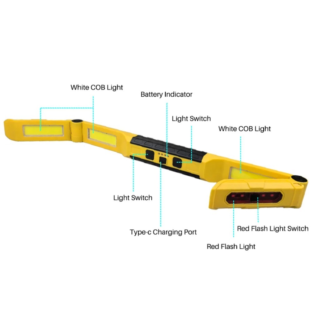 Portable COB Magnetic LED Work - Car Led Light review and price