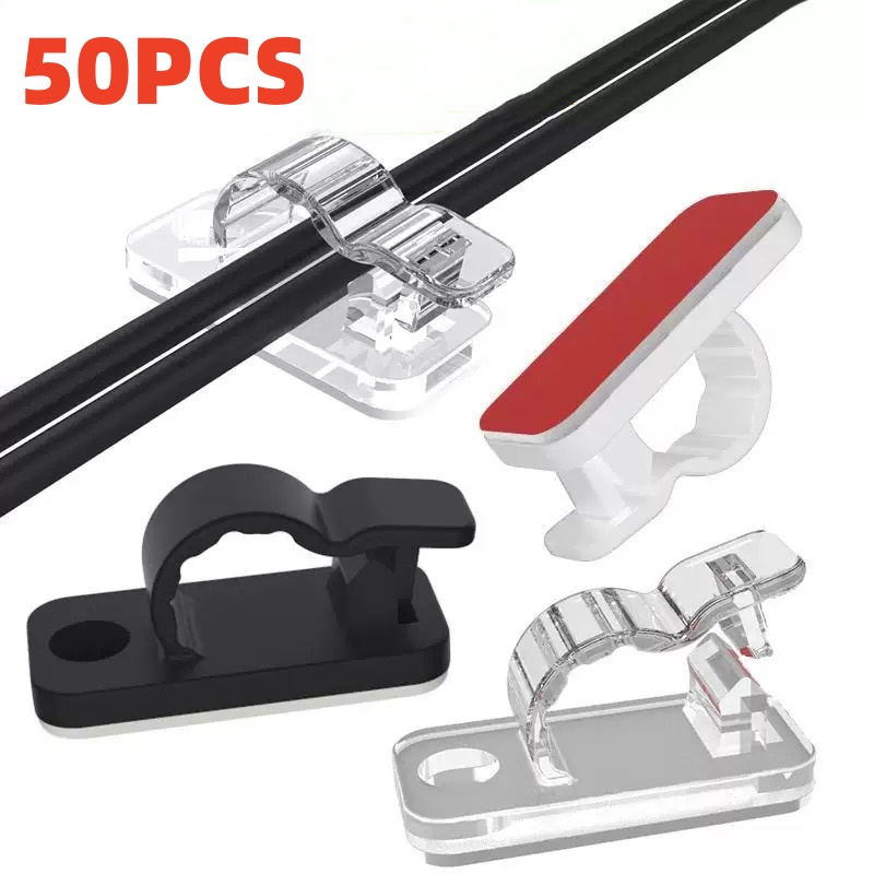 10/50Pcs Self Adhesive Cable C - Car Cable Organizer review and price