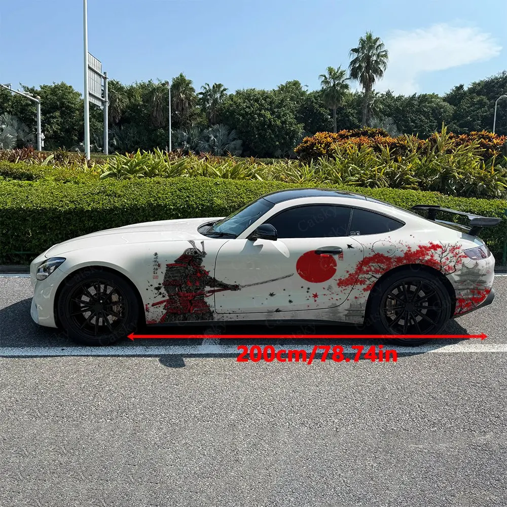 2pcs Watercolor Japanese Samur - Car Accessories Japanese review and price