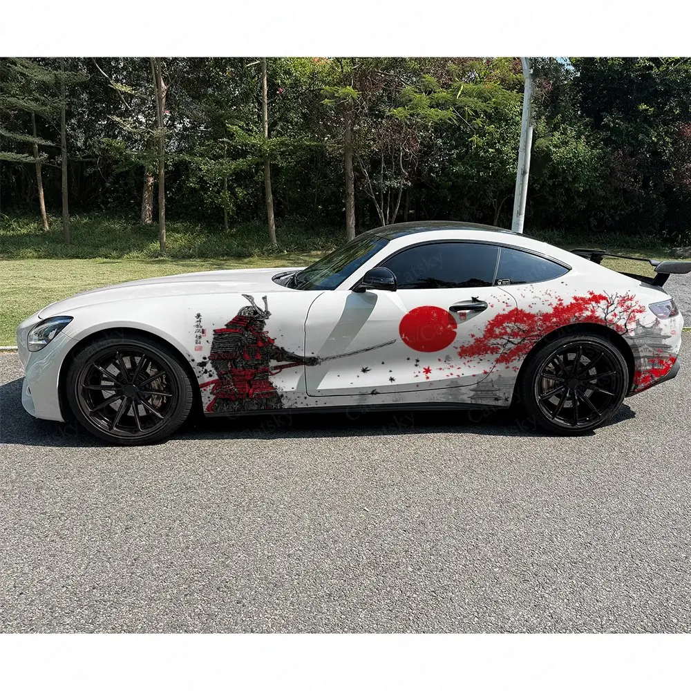 2pcs Watercolor Japanese Samur - Car Accessories Japanese review and price