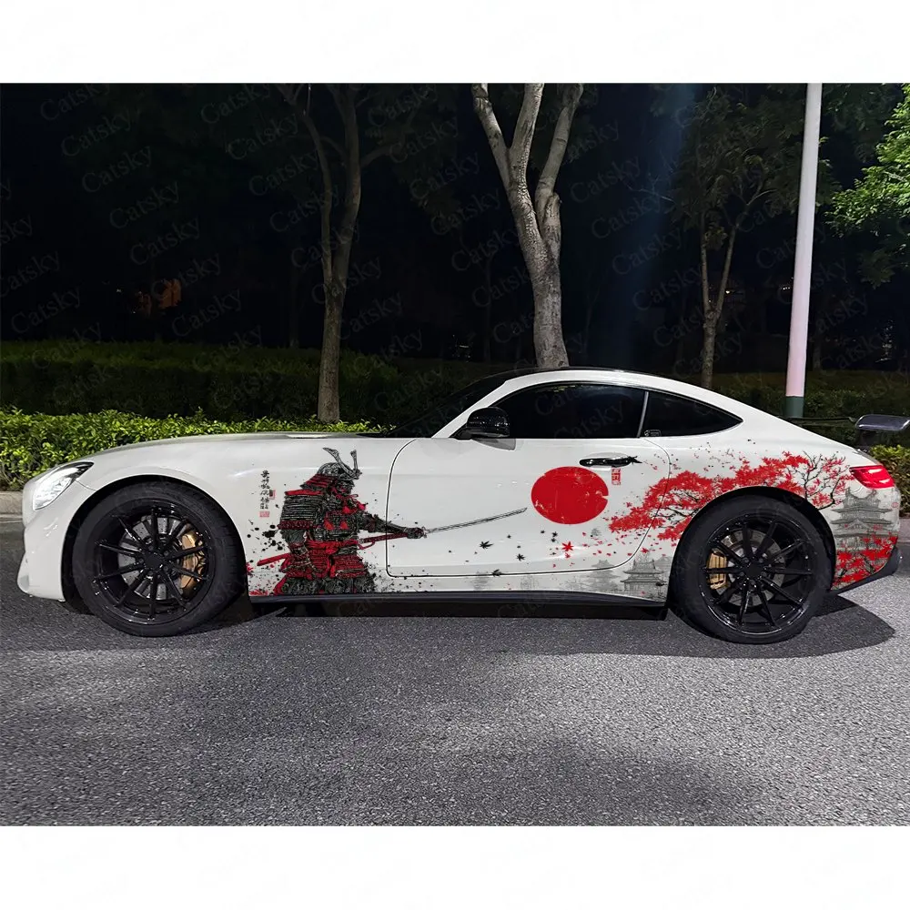 2pcs Watercolor Japanese Samur - Car Accessories Japanese review and price